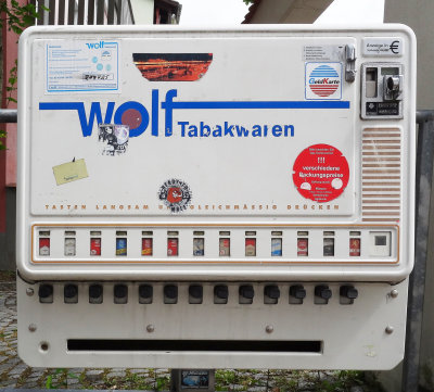 cigarette vending machine, meissen