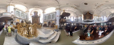 360 panorama, hamburg cathedral