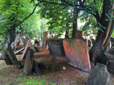 old jewish cemetery, prague