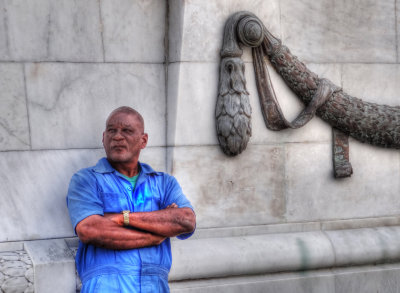 at the cemetery
