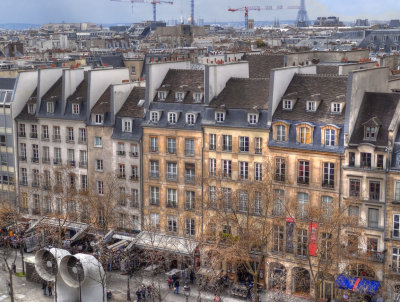 view from the Pompidou Center
