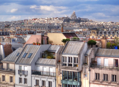 view from the Pompidou Center