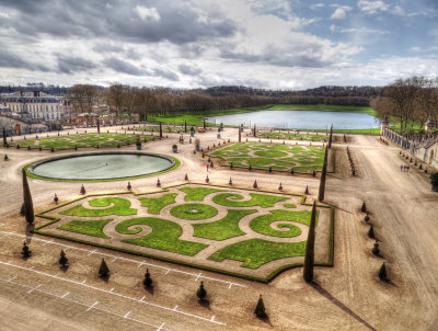 formal gardens, Versailles