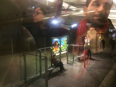 in the metro