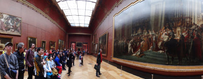 at the Louvre