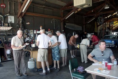 Lunch at Richard Clinton's Hanger - Marysville Airport #2