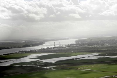 The Rio Vista Bridge and the Sacramento River