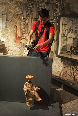 Cesar at the Marionette Museum