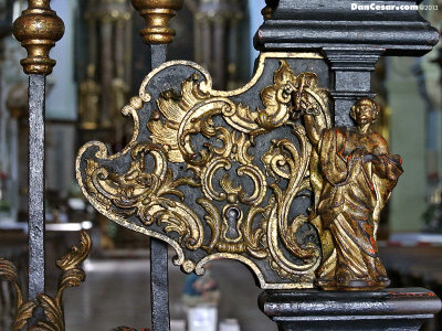 Detail of gate in St. Peter's Church
