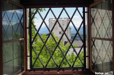 Window at Festung Hohensalzburg (Salzburg Castle)