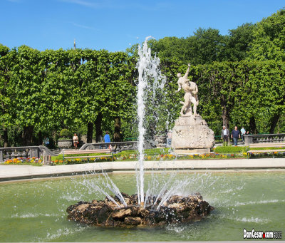 Fountain at Mirabell Palace and Gardens