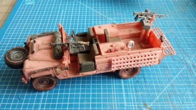 Italeri 1/35 SAS Recon vehicle Pink Panther