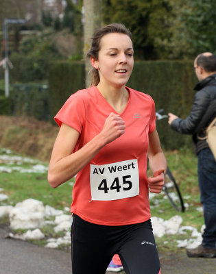 Marine Peeters, winnaar 5 km vrouwen