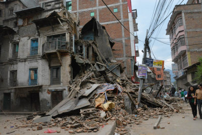 Earthquake Katmandu 25 april 2015