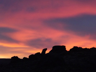 Sunset at Little City of Rocks