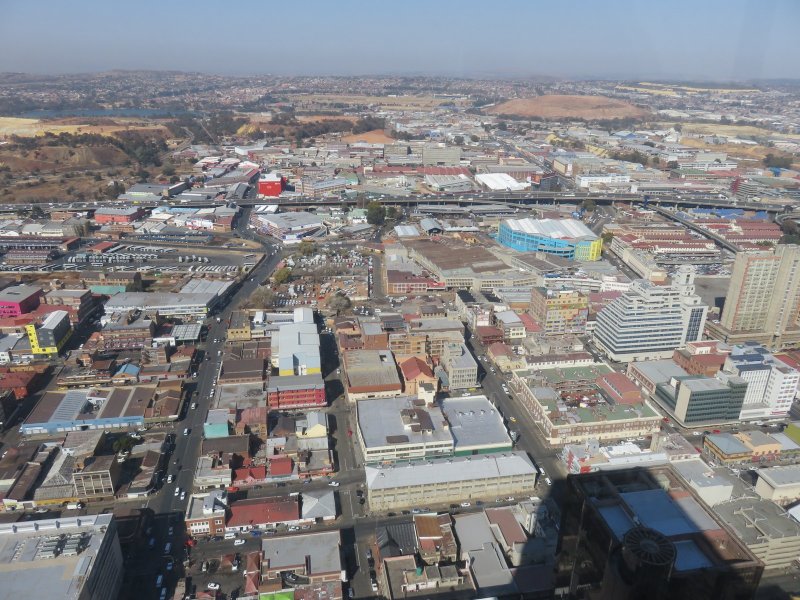 Johannesburg view from Top of Africa