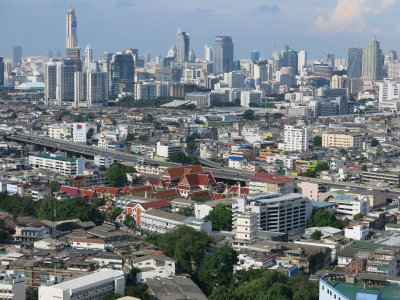 Bangkok view from Millennium Hilton