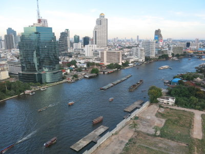 Bangkok view from my room Millennium Hilton