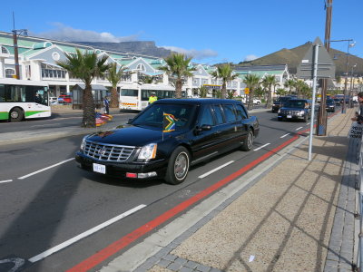 Cape Town Barak Obama's spare limo