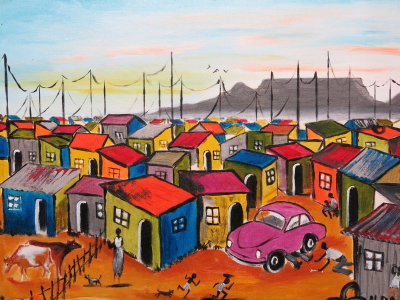 Cape Town  a painting for sale