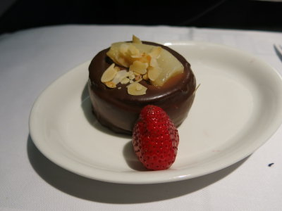 South African Airways dessert Perth to Johannesburg in Business class