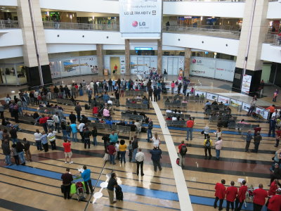 Johannesburg O. R. Tambo international airport arrivals area