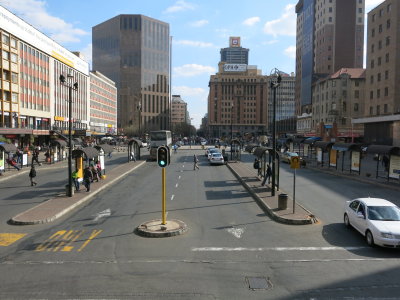 Johannesburg downtown Gandhi Square