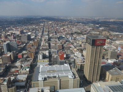 Johannesburg downtown view from Top of Africa