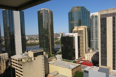 Brisbane view from hilton
