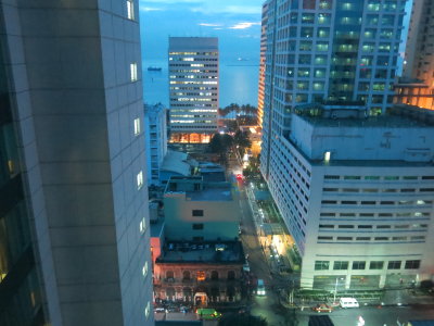 Manila view from my room Pan Pacific hotel