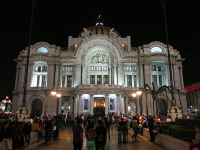 Mexico city palace of fine arts