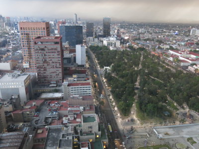 Mexico city view from torre Latinoamericana