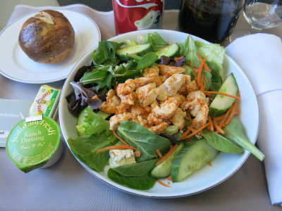 lunch on American arlines dallas to Miami flight