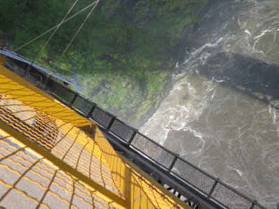 Victoria Falls bridge bungee jumping