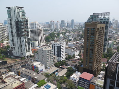 Bangkok view from Hilton sukhumvit