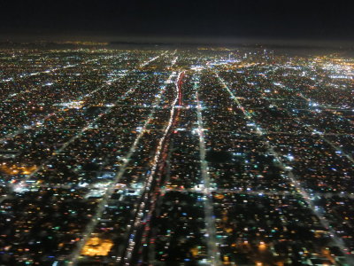 landing in Los Angeles dec 2013