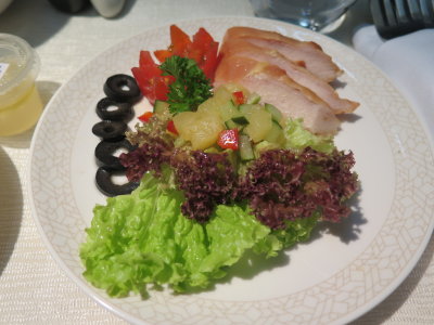 Royal Brunei airlines part of meal