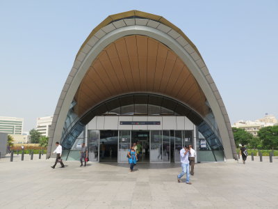 Dubai metro station