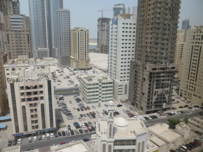 Sharjah view from hilton