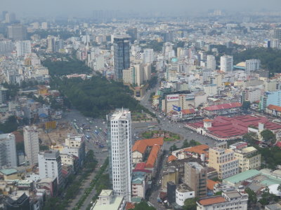 Ho Chi Minh city view from Bitexco Financial Tower 