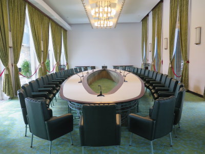 Ho Chi Minh city - cabinet room in the independence palace