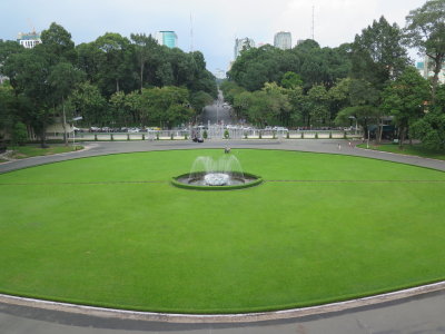 Ho Chi Minh city - view from the independence palace