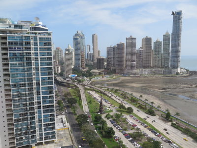 Panama City view from hilton hotel