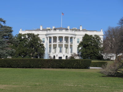 Washington DC the back of the white house