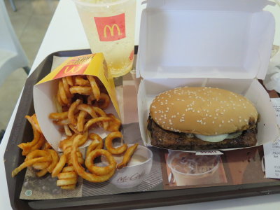 McDonalds in Bali beef prosperity burger