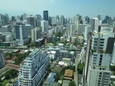 Bangkok view from Conrad Bangkok hotel