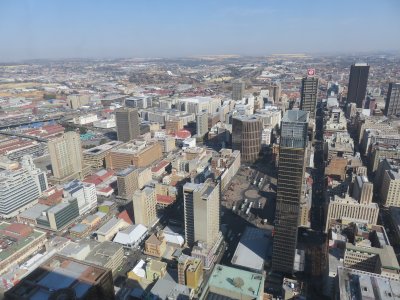 Johannesburg view from Top of Africa