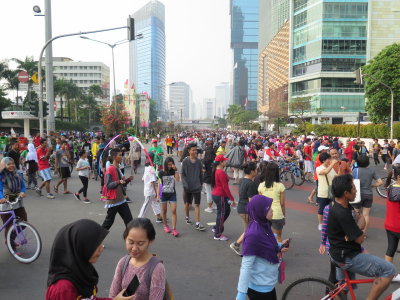 Jakarta car free sunday