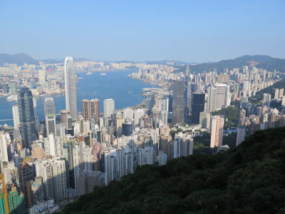 Hong kong view from the peak