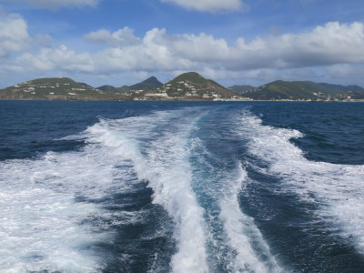 On the ferry from Philipsburg to Gustavia